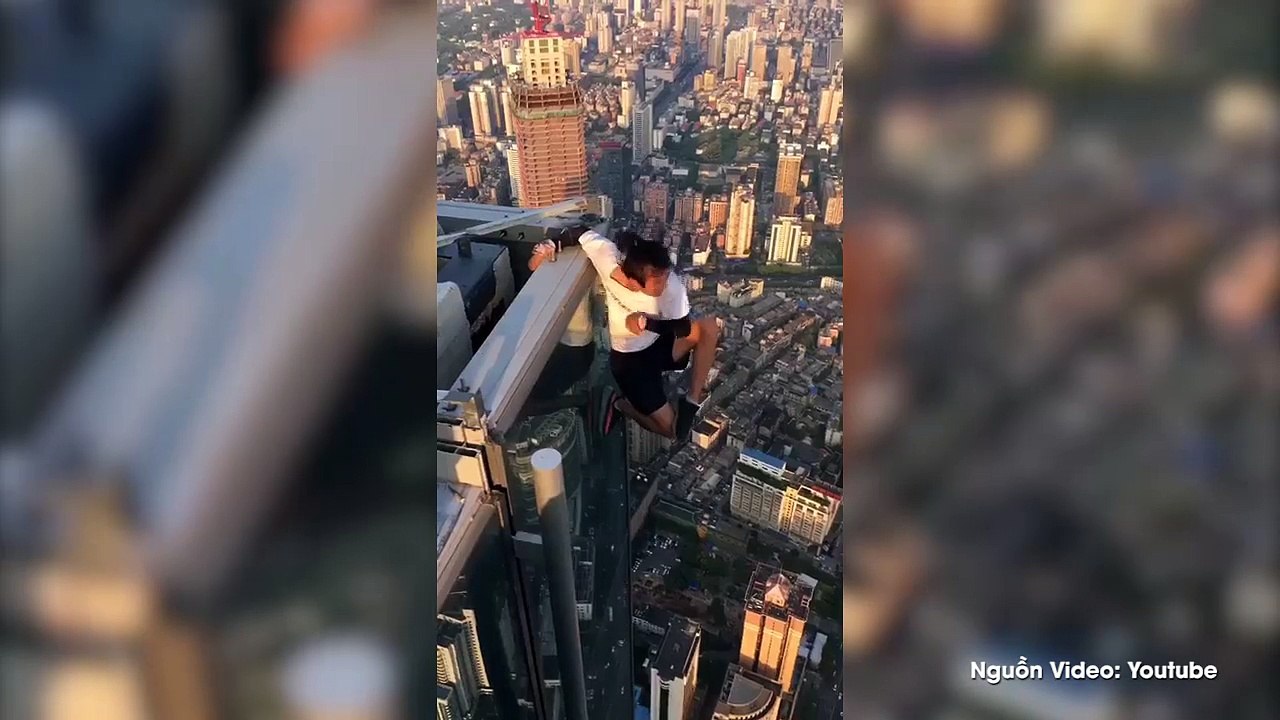 Trước khi rơi từ tầng 62 qua đời, nam diễn viên Trung Quốc đã thực hiện những màn mạo hiểm đáng sợ thế nào?