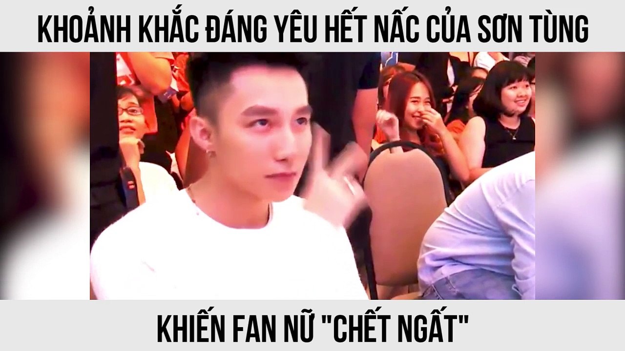 Khoảnh khắc đáng yêu hết nấc của Sơn Tùng khiến fan nữ "chết ngất"