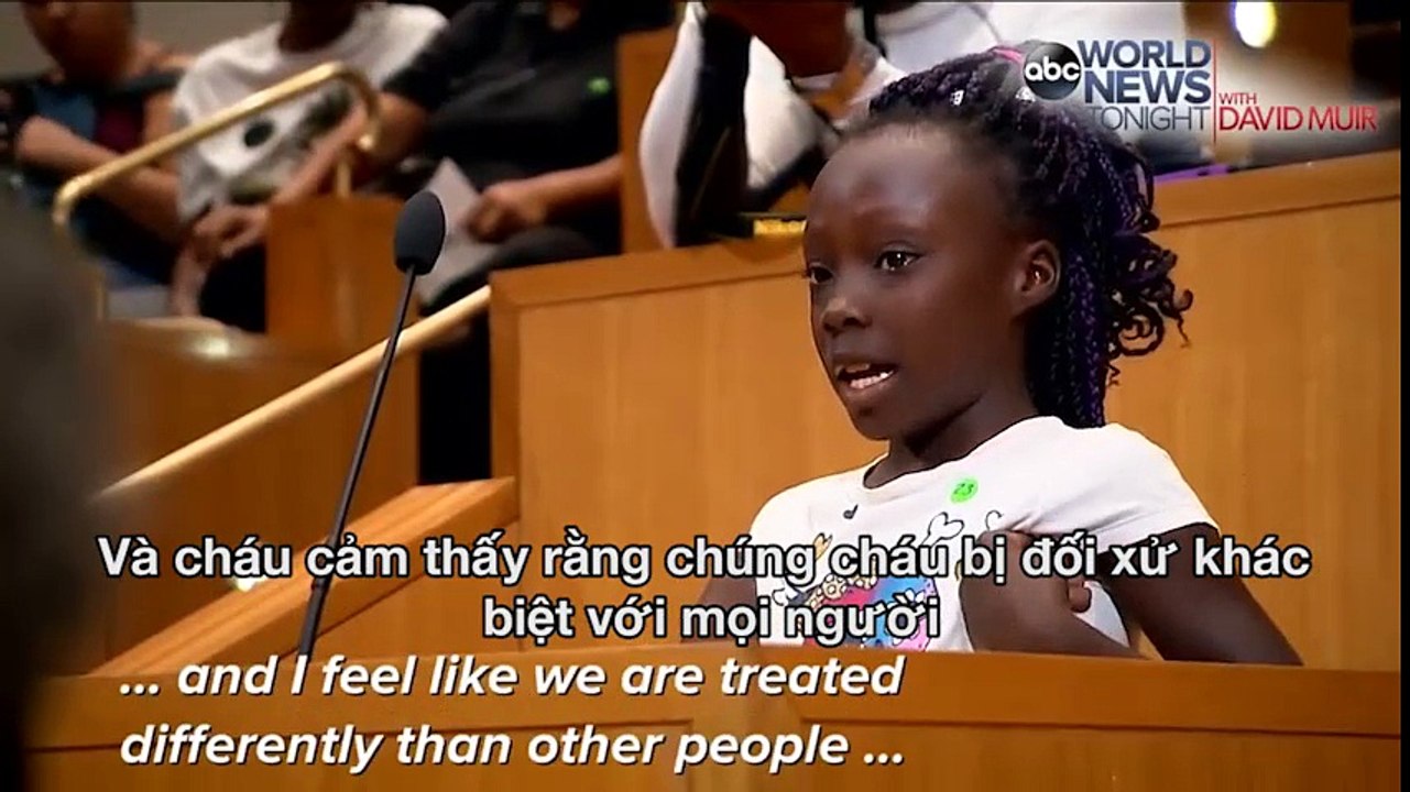 Bài phát biểu của bé gái da màu 9 tuổi gây chấn động trên toàn nước Mỹ
