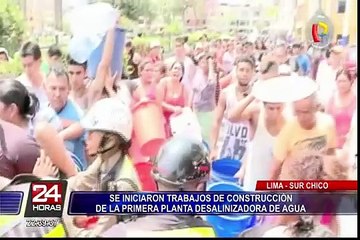 Se inició la construcción de la primera planta desalinizadora de agua en Lima