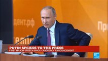 Russia: President Putin holds annual press conference