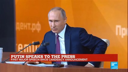 Russia: President Putin holds annual press conference