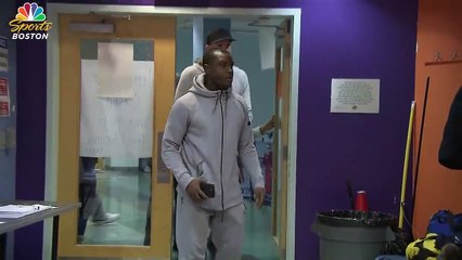 Gordon Hayward marche sans botte de protection