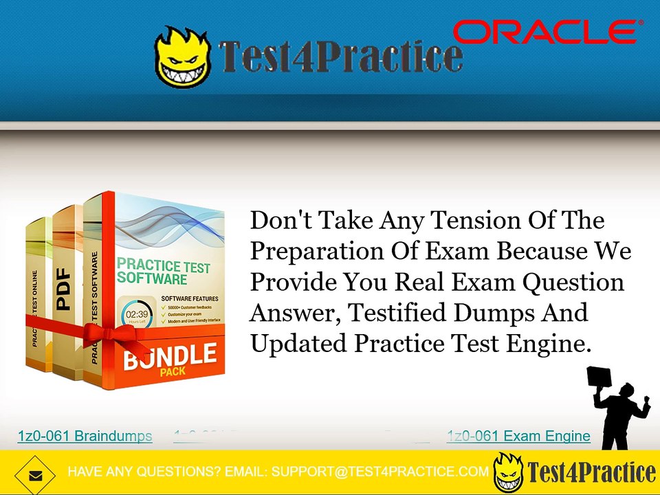 Get Latest 1z0-061 Practice Test With Success Guarantee