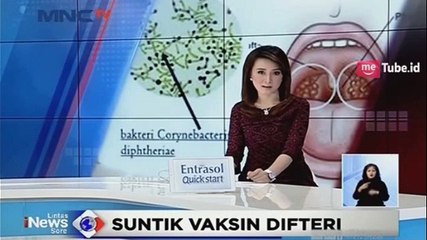 Ratusan Anak Mengikuti Suntik Vaksin Difteri di Bekasi