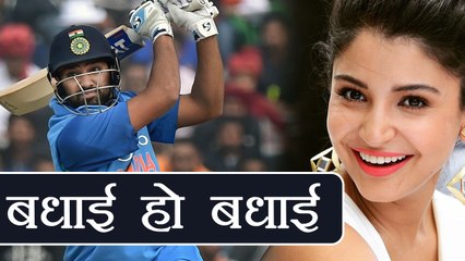 India vs Sri Lanka 2nd ODI: Rohit Sharma gets congratulations message from Anushka Sharma | वनइंडिया