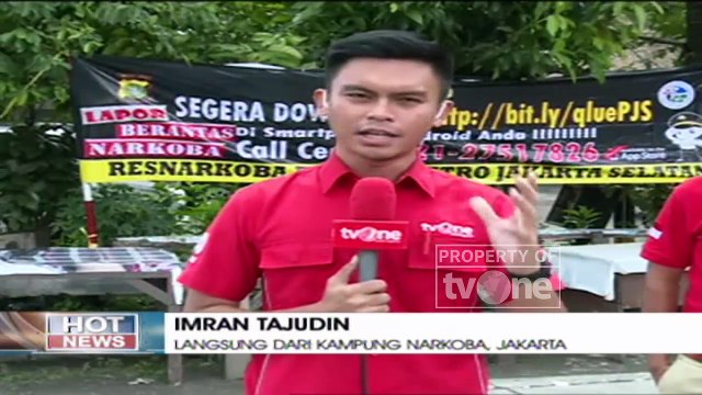 Gerebek Kampung Narkoba, Petugas Amankan 33 Orang dan Beberapa Barang Bukti