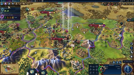 Civilization VI Rise and Fall  - FIRST GAMEPLAY FOOTAGE (Devs Play Korea)