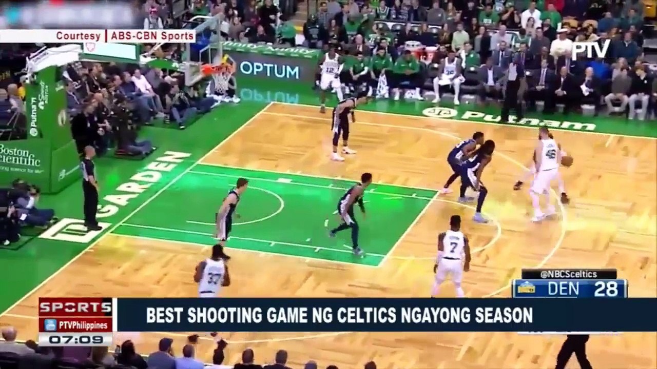 SPORTS BALITA: Best shooting game ng Celtics ngayong season;  11th straight wins ng Rockets