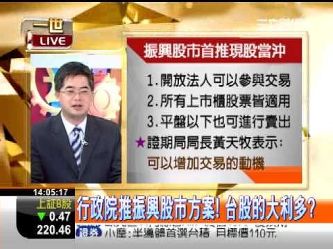 一世賺大錢20121206行政院推振興股市方案!