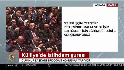 Cumhurbaşkanı Erdoğan"dan işbaşı yapan annelere müjde