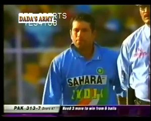 3 Runs To Win From 6 Balls, Inzamam On The Crease.Still Match Went To Last Bal