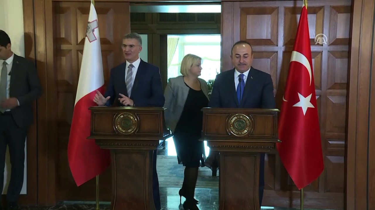 Çavuşoğlu-Abela ortak basın toplantısı - Çavuşoğlu - ANKARA