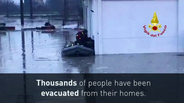 Thousands evacuated as severe floods ravage Northern Italy