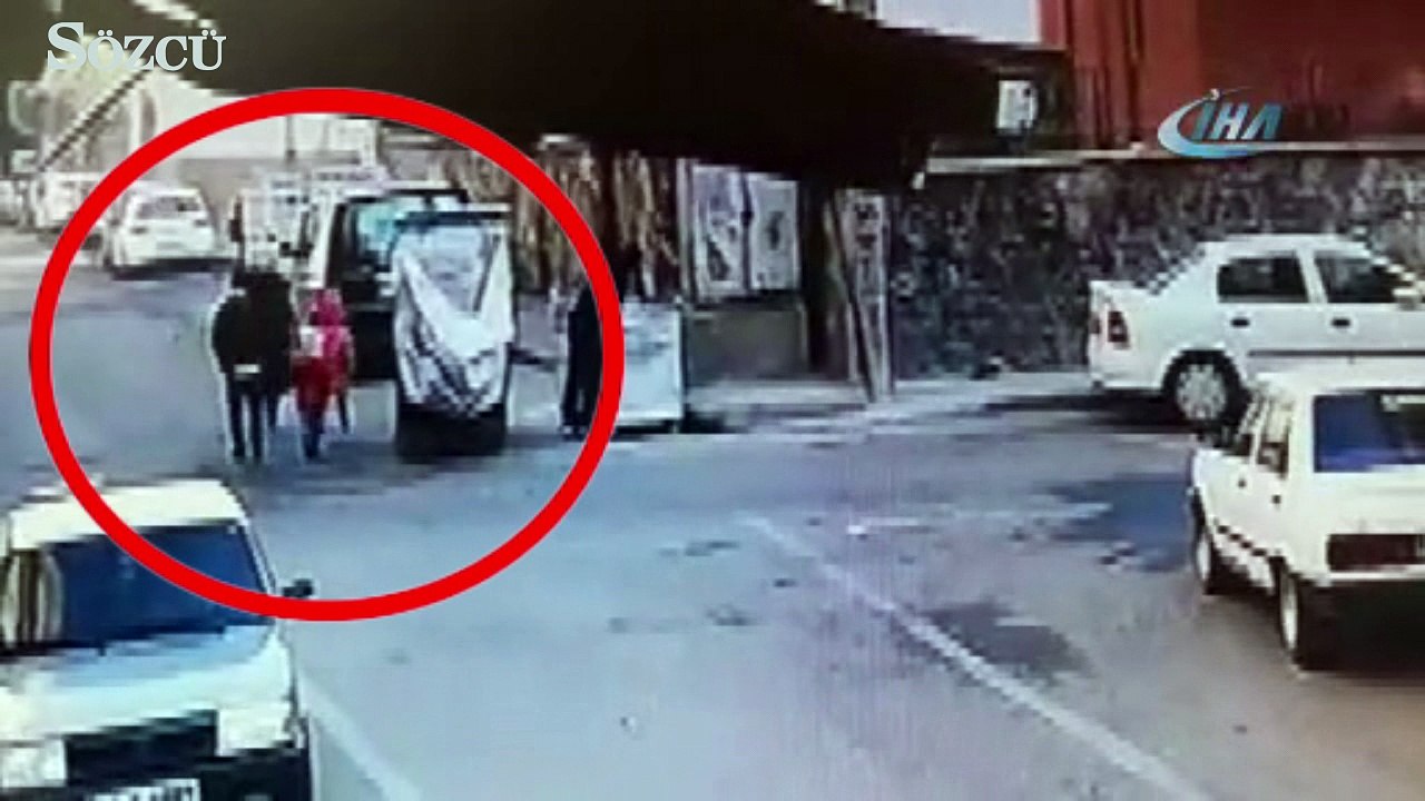 Hamile kadına çocuklarının yanında taciz