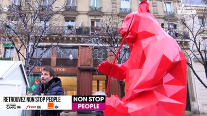 Union France-Chine : Inauguration du Panda géant de Richard Orlinski (Exclu vidéo)