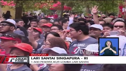 Puncak Peringatan 50 Tahun Kerjasama RI-Singapura Ditandai Fun Run