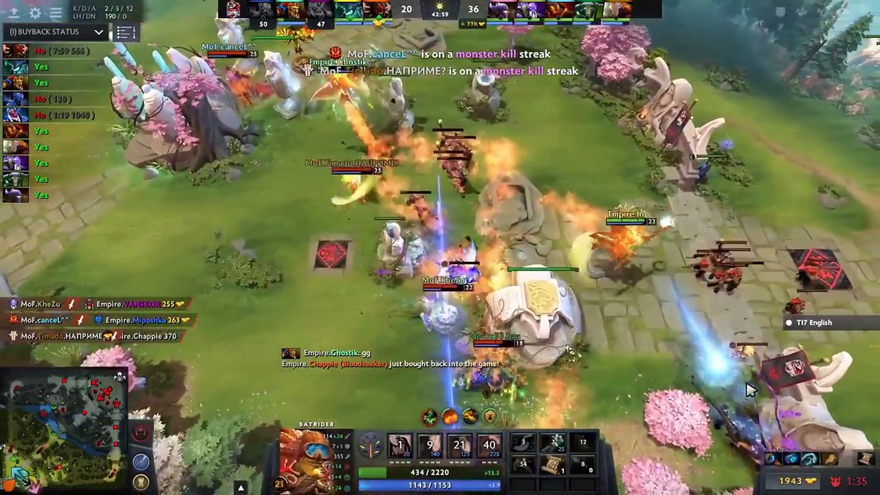 Mid or Feed vs EMPIRE - EU & CIS- DreamLeague 8 DOTA 2 OCT 2017