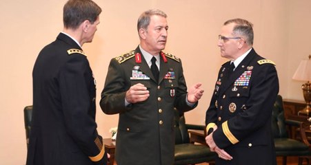 Genelkurmay Başkanı Akar, ABD'li Komutanlar ve Iraklı Mevkidaşı ile Üçlü Zirve Gerçekleştirdi