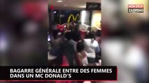 Bagarre générale entre des femmes dans un McDonald's, la vidéo choc