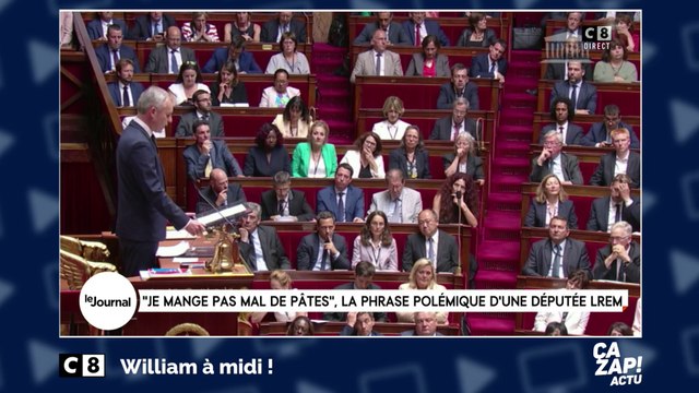 Je mange pas mal de pâtes : la phrase polémique d'une députée LREM
