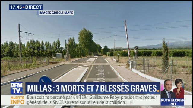 Ce que l'on sait de l'accident d'un bus percuté par un TER à Millas