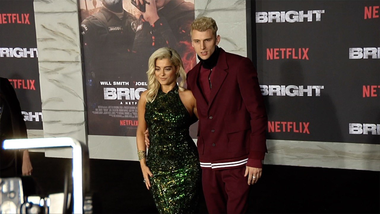 Bebe Rexha and Machine Gun Kelly "Bright" Los Angeles Premiere