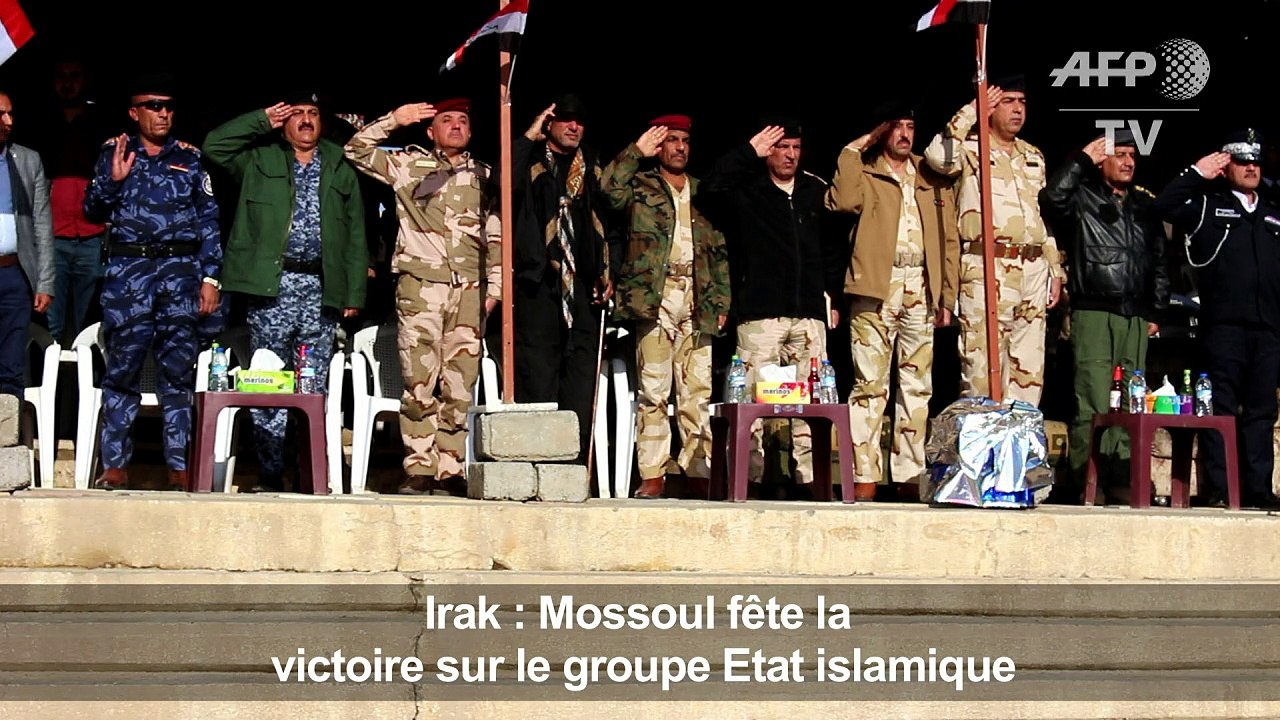 Irak: après Bagdad, Mossoul fête la victoire sur l'EI