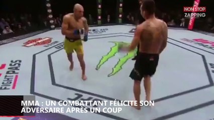 MMA : un combattant félicite son adversaire après un coup (vidéo)