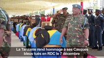 Tanzanie: hommage aux Casques bleus tués en RD Congo