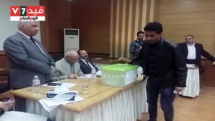 فوز الطالب خالد على بمنصب أمين اتحاد طلاب جامعة بنها بعد حصوله على 19 صوتا