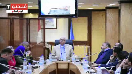 محافظ أسوان يتحدث عن الإنجازات والتحديات خلال 2017 فى مؤتمر صحفى