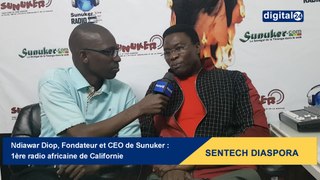 SENTECH DIASPORA avec Ndiawar Diop, Sunuker Fm : 1ère radio africaine de Californie