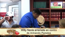 Willy Navia arremete en contra de Armando Paredes