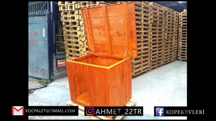 AHŞAP KÖPEK EVLERİ