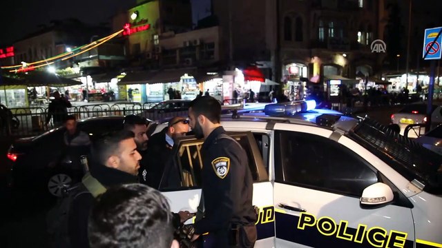 İsrail güçleri, Filistinli göstericilere müdahale etti - KUDÜS