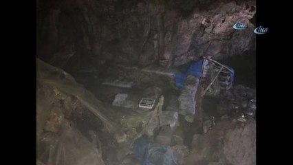 Tunceli'de Teröristlerin Sığınaklarına Operasyon