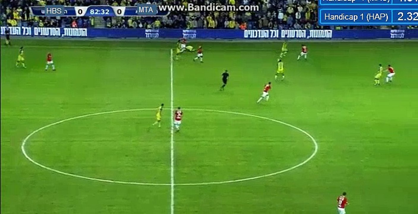 GOAL  Maccabi Tel Aviv 1-0 Hapoel Beer Sheva