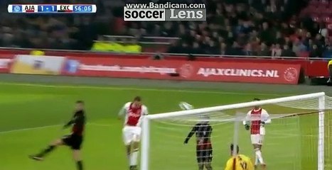 Kasper Dolberg Goal HD - Ajax 2-1 Excelsior 14.12.2017