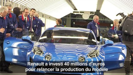 Automobile: renaissance de la célèbre "Alpine" à Dieppe