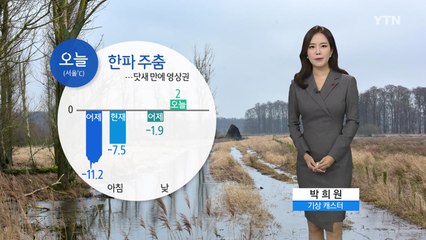 [날씨] 오늘 한파 주춤, 저녁부터 중서부·전북 눈     / YTN