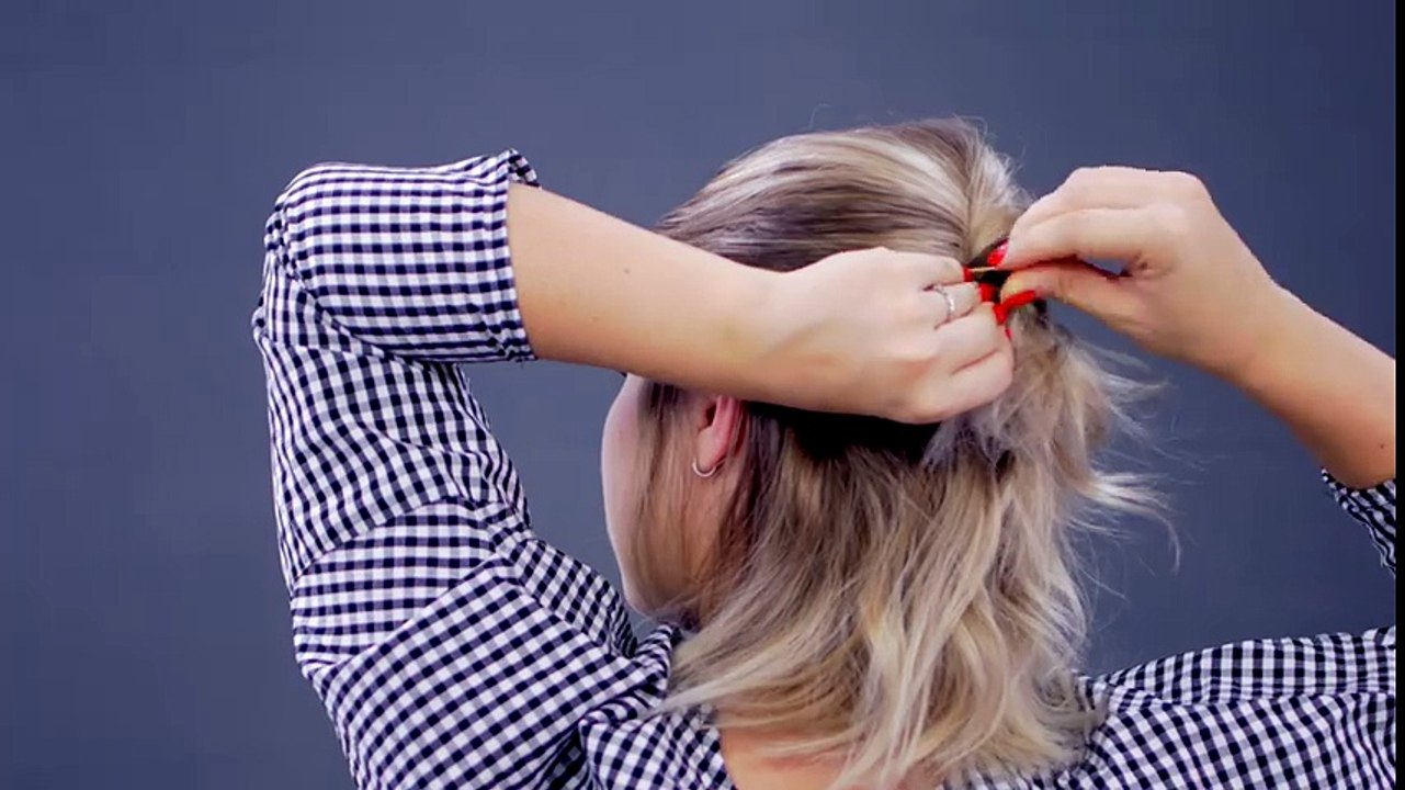 Hairstyle Of The Day: Half Up Half Down French Twist | Milabu