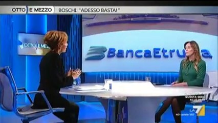Travaglio vs Boschi a  otto e mezzo 14/12/17