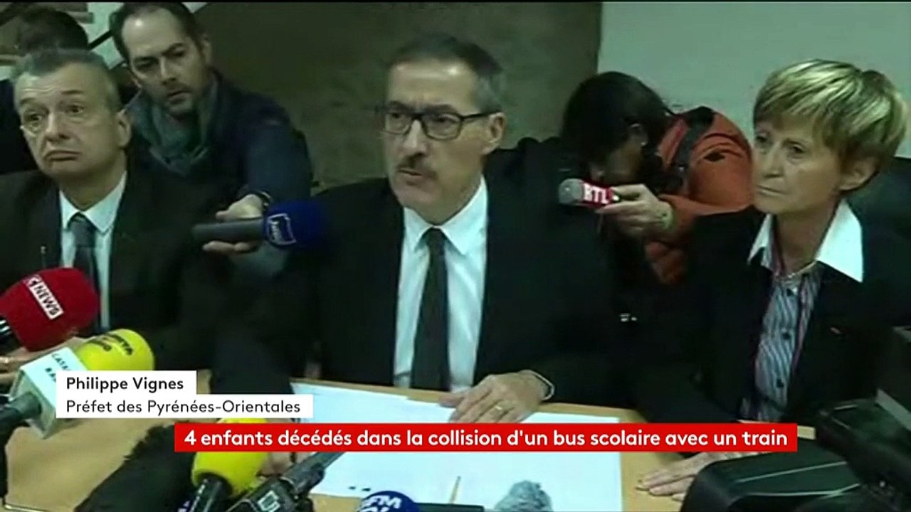 Collision entre un TER et un cas scolaire : "la gravité des blessures rend encore difficile certaines identifications", dit le préfet des Pyrénées-Orientales