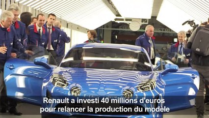 Automobile: renaissance de la célèbre "Alpine" à Dieppe