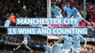 15 not out: Man City's record breaking run