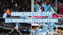 15 not out: Man City's record breaking run