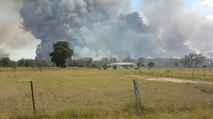 Thick Smoke Rises From Hunter Valley Bushfire