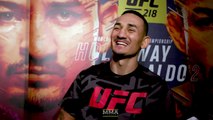 UFC 218: Max Holloway Open Workout Scrum - MMA Fighting