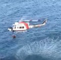 Turkish Coast Guard Rescues Migrants Stranded on Rocks